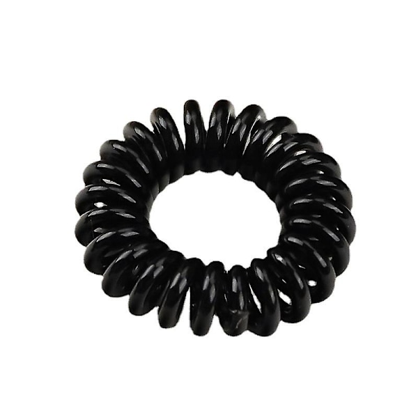 20 st Spiralhårband - Spårlösa spiralhårband Elastiska spiralhästsvanshållare Vattentäta plasthårband för kvinnor, flickor, tonåringar