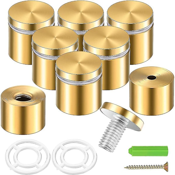 Reklamespiker for oppheng av akryl fotorammer (25 x 25mm) 8 stk