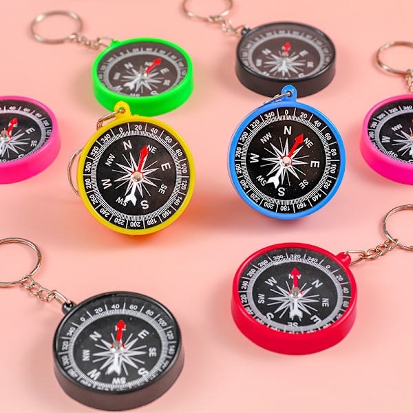 Lasten Mini Matkakompassi Taskukirjain Ripustuskoru Oppilaiden Puzzle Oppimistuotteet Tieteen Opetusvälineet