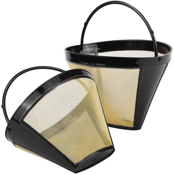 2 stk. Kaffefilter med Avtakbar Holder Gjenbrukbar