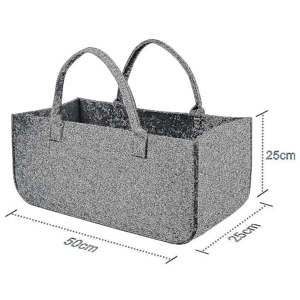 Filttøyposer, 4 stk, Filttøypose, Kurv, Filttøypose, Per, Foldbar, Pose, Kurv, 50 X 25 X 25 Cm50x25x25 50x25x25