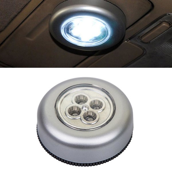 4 LED Trådløs Vegglampe Toalettlys LED Nattelys Pærer Garderobe Lys Skap Nattelys Tilfeldig Farge 4LED Random Color 4LED