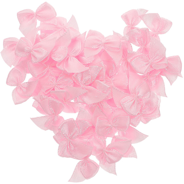 60 stk. Båndsløjfer Sløjfe Blomst Håndlavet Lyse Farver Hårbånd Tilbehør Til Piger PinkPink2.2X2cm Pink 2.2X2cm