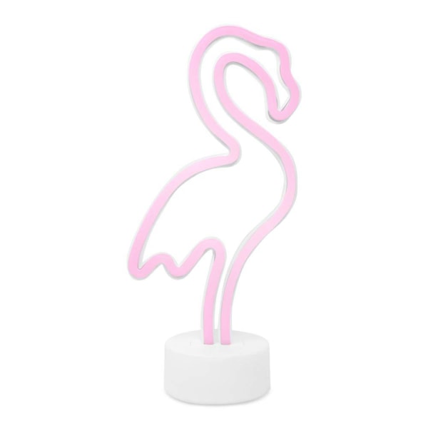 Flamingo Neon Skilt, Neonlys for Soveromsdekor, Batteri- og USB-drevet LED Neon Skilt, Jenteromdekorasjon Barnefødselsdagsgaver