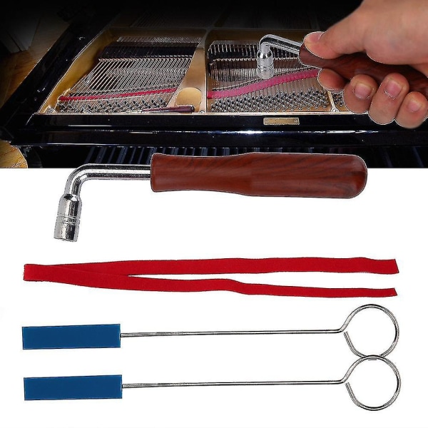 6-pack Piano Stämverktygssats Dämpningshammare DIY-set Pianodelar