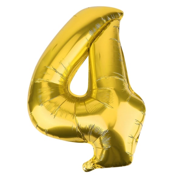 32 tommers digital aluminiumsfilmballong bursdag 0-9 Digital ballong A