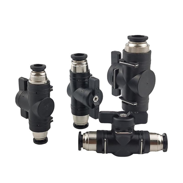 Pneumatisk kulventil, Push To Connect styrventilsanslutningar
