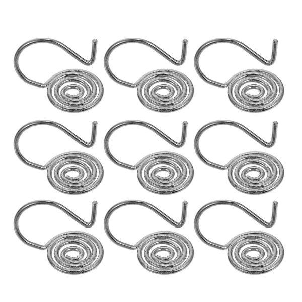 15pcs Diy Ear Stud Base Clips Coil Base Earring Findings Jewelry Making ToolSilver2X1.5X1CM