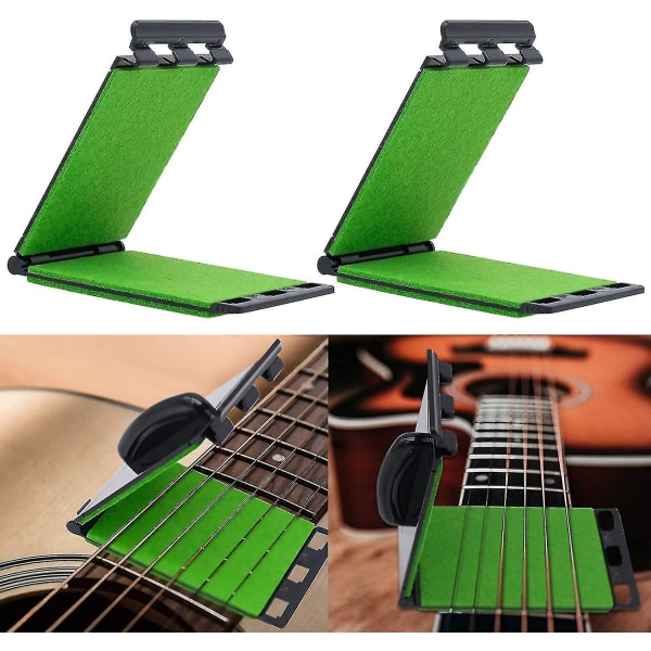 2-piece Guitar String Cleaning Cloths Guitar Finrboard Scrubber