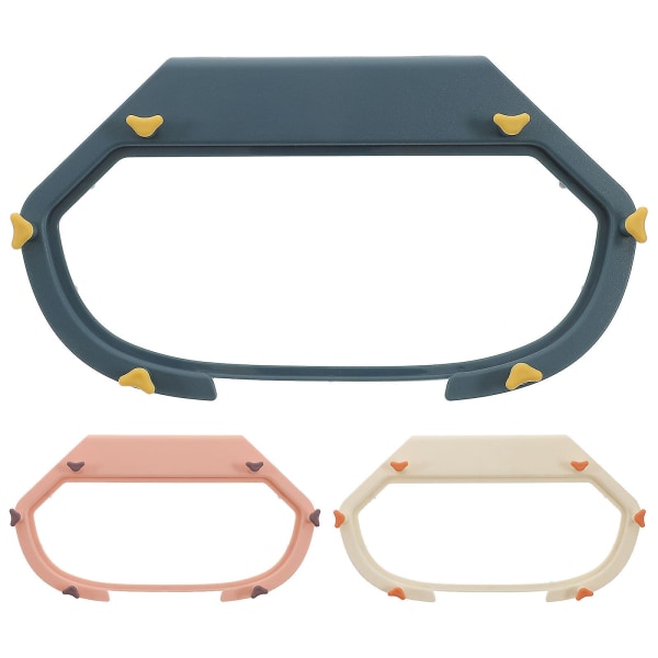 3-pack Köksavfallspåseställ Färgade Silpåsefästen Praktiska Diskbänksfilterpåse Stödhyllor Assorted Color 22X12CM