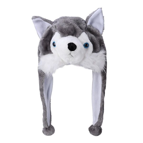 Lasten Piirretty Hattu Asu Hattu Plussinen Husky Hattu Hauska Eläin Hattu Lasten Asu Hattu Lasten Eläin Hattu