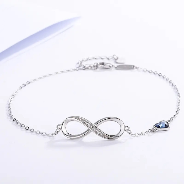 Charm Armbånd til Kvinder Sølv Rustfrit Stål Justerbar Jubilæum Mors Dag Smykker Gave Fødselsdag Gaver til Kvinder Mor Kone