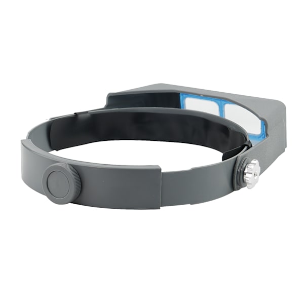 Huvudbandsförstoringsglas Handsfree Smyckeslupp Huvudmonterad Förstoringsglasögon Dubbel Optiskt Glas 4 Utbytbara Linser för Läsning