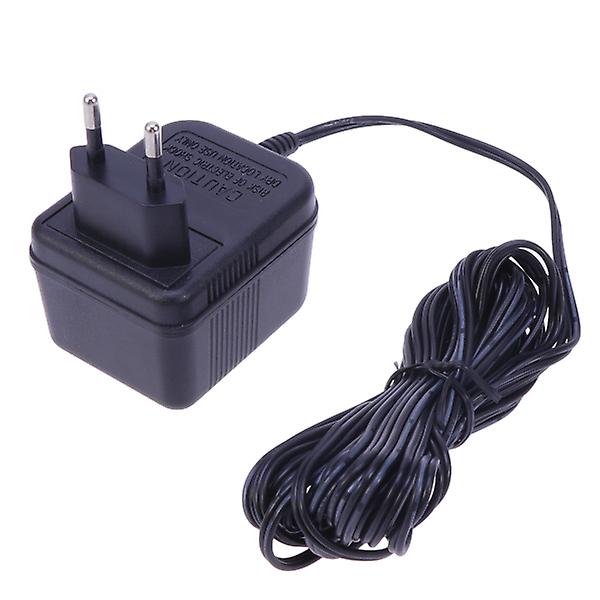18 V Strømforsyning Videodørklokke Strømforsyning Videoovervågning Strømforsyning Dørklokke Sort EU-stik Black EU plug