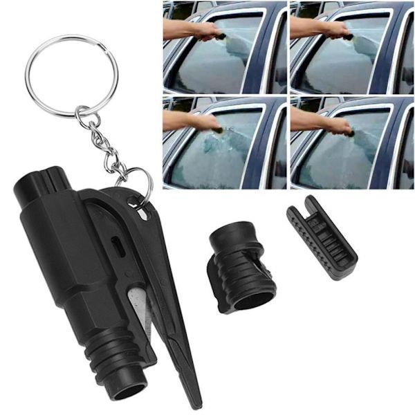 Mini Nödhammare för Bilfönster - Glasbrytare för Nödutgång (2-pack)