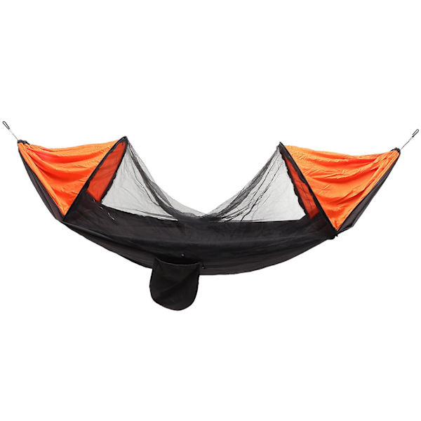 1 st Portabel Hängande Säng Multifunktionell Upphängd Tält För Utomhuscamping Svart/orange290*140*140cm 290*140*140cm