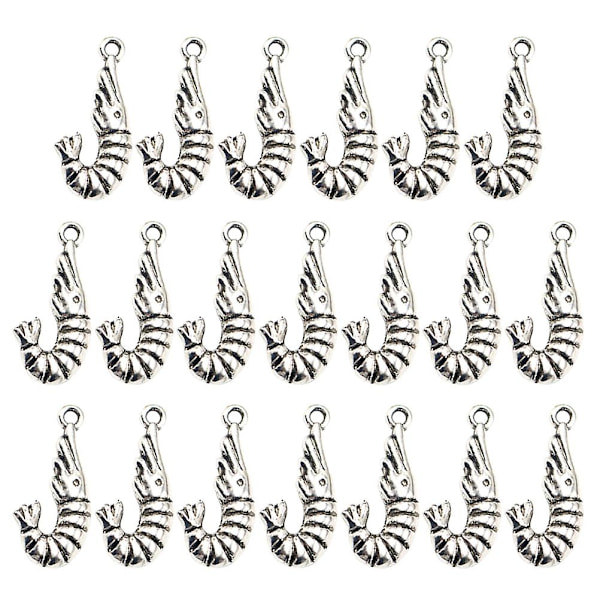 20 st Charmhållare Halsband Legering Bokstav Berlocker Legering Berlock Charm Bokstäver Koppling Berlocker Silver 2.7 * 1.3 * 0.44cm Silver 2.7*1.3*0.44cm