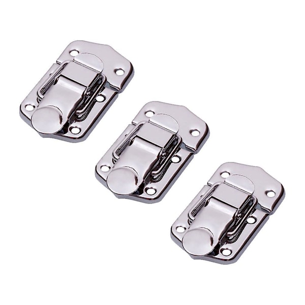 3 kpl Laatikko Lukot Olkalaukku Pakkaus Soljet Matkatavaroiden Lukot Ruostumaton Teräs Koukku Lukot 6 * 3,3 cm 6*3.3cm