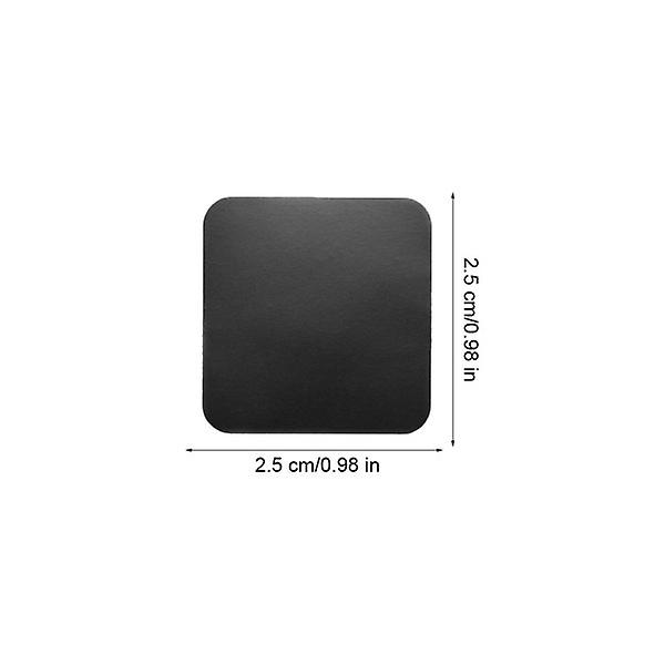 100 kpl Musta Etiketti Anti-Tarnish Paper Korut Anti-Tarnish Tarrat Anti-Tarnish Raidat Musta 0,02X2,5X2,5CM Black 0.02X2.5X2.5CM