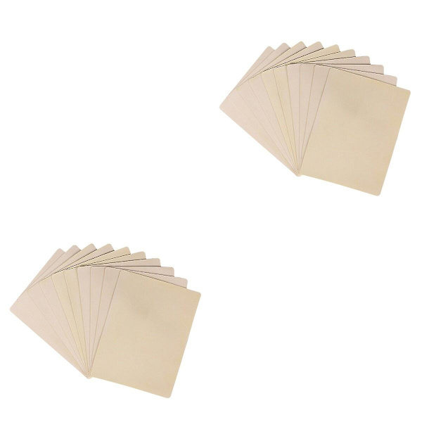 30 stk Blanke Øvingshud Kunstig Hud Imitasjon Hud For Begynnere Og Erfarne Artister Forbruksvarer 30 pcs