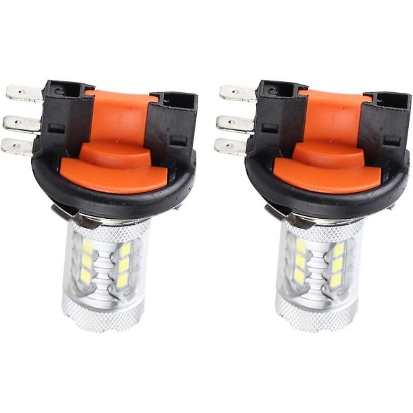 Bil LED-lampor, 2 st Hid 80W H15 LED-lampor Extremt Super Ljus Strålkastare För Bil Ren Vit