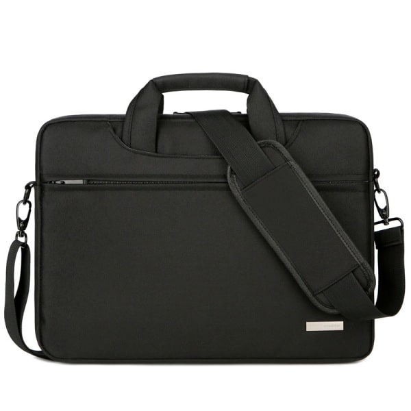 RYI) One Piece Svart Laptopveske 15 Tommer Vanntett Laptopfutteral Med