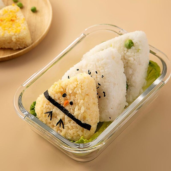 Triangelformad Sushiform för Onigiri - Återanvändbar DIY-tillbehör