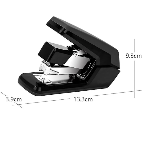 Stiftemaskin for skrivebord, kraftig stiftemaskin, 40-arks kapasitet, én finger, enkel