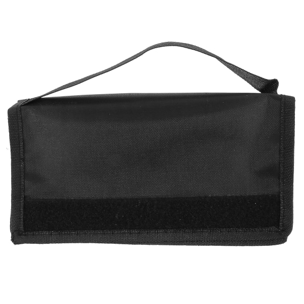 2 stk Bærbare Fotballtreningshinderbærer Oxford Klut Innpakningsklut Svart 27x24,5cm Black 27x24.5cm