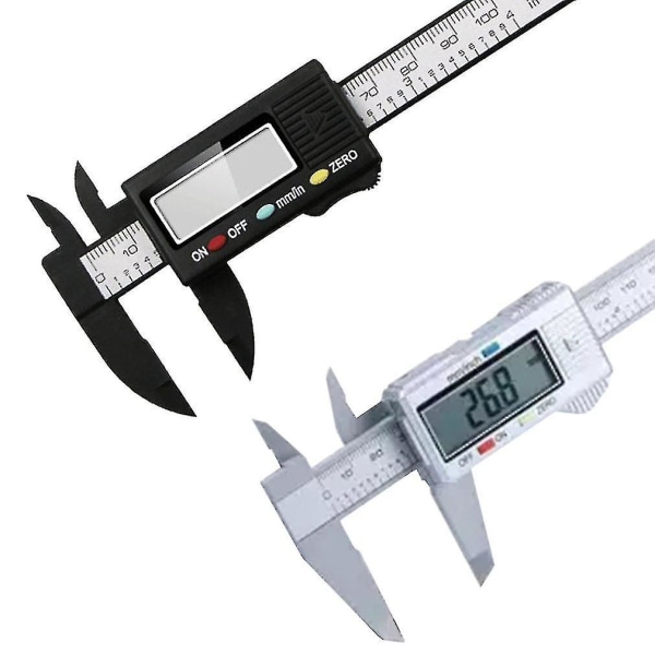Elektronisk Digital Display Vernier Caliper 0-150mm Plastik Digital Display Caliper Måleværktøj Indvendig