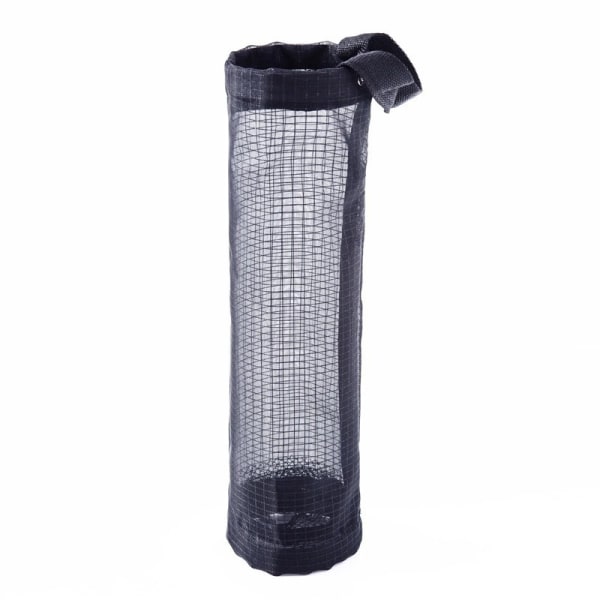 2 stk Sorte Plastposeholdere Hengeoppbevaring Dispensere Pustende Mesh Gjenvinning Handlepose