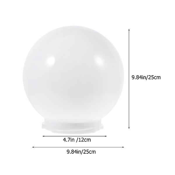 Væglampe Globe Lampshade Udskiftning Post Lampe Lampshade Til Udendørs Havehave Hvid 325X25X25CM White3 25X25X25CM