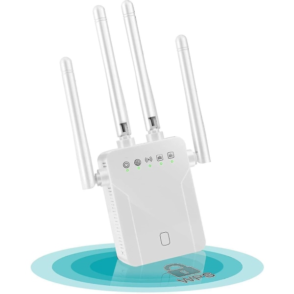 1200 Mbps Dual Band 2,4 GHz 5 GHz Trådløs Forlengelse Wifi Repeater Router Signal