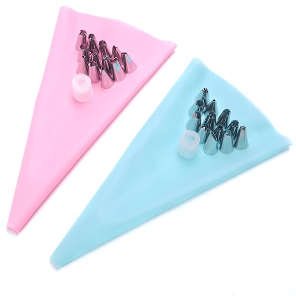 Sprøytepose med 12 tyller Rosa Pink Rosa_ryy