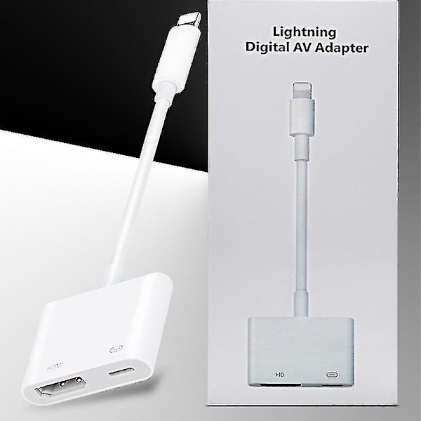 Salamanteri HDMI-sovitin Apple iPhone X 8 7 6 Plus iPadille