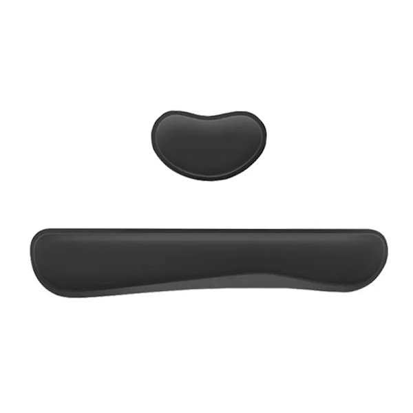 Hiirenmatto ja näppäimistön alusta 3-pakkauksessa, ergonomiset rannetuet, kestävä ja mukava liukumaton muistivaahto helpottaa ranteen painetta näppäimistössä