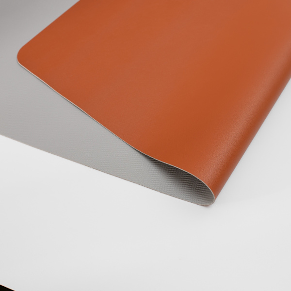 Lædermåtte, Kontor Desk Pad, Stor 90*40cm Mørkebrun, Desk Mattes på toppen af ​​borde, Desk Pad Beskytter PU Læder