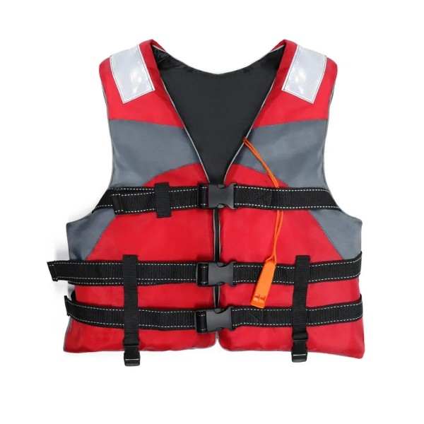 Voksen PFD redningsvest | Pakke med 4 | Coast Guard-godkendt, justerbar størrelse, unisex, let, høj mobilitet, PVC-fri redningsvest