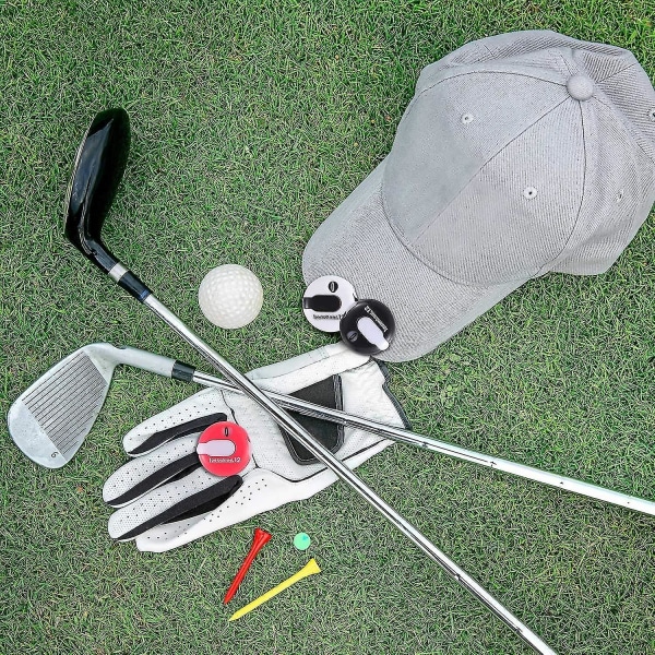 Golf Score Counter Clip, Mini Golf Slagtæller For Kvinder Mænd, One Touch Reset, Tæller op til 12 Slag Pink Pink
