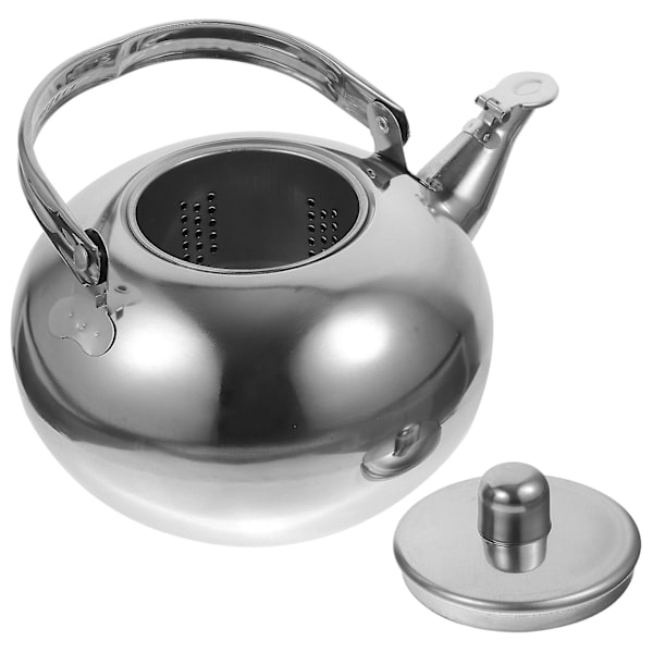 Tyk Rustfrit Stål Tekande Isoleret Kedel Termisk Tekande Vandkande Til Køkken Restaurant Hotel (sølv, 2l)2L22*18*20cm 2L 22*18*20cm