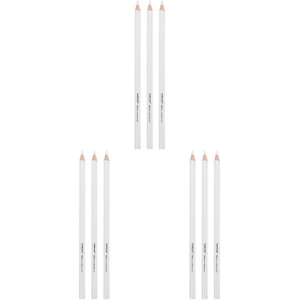 9 kpl Hiilikyniä Piirustus Valkoiset Kynät Piirustus Luonnostelu Maalaustyökalut 9 kpl 17,5X1CM 9 pcs 17.5X1CM