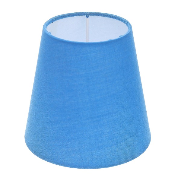 Lamp Shade Hanging Lamp Cover Household Fabric Lamp Shade Ceiling Lamp CoverBlue14X14X13CM