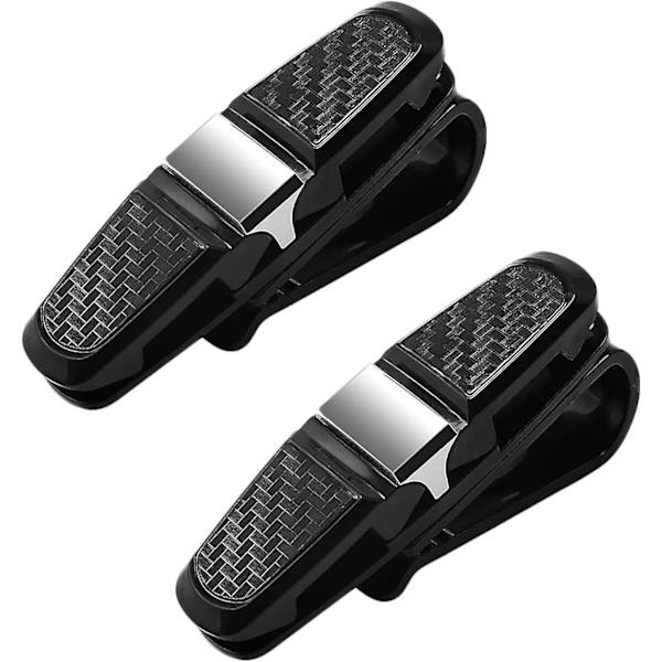 Rotationsbilbrilleholder Solbrilleholder Bil Solbrilleklips Køretøjsbrilleclips Dobbeltsidet Bilbrilleholder Rotationsbrilleklips Hold