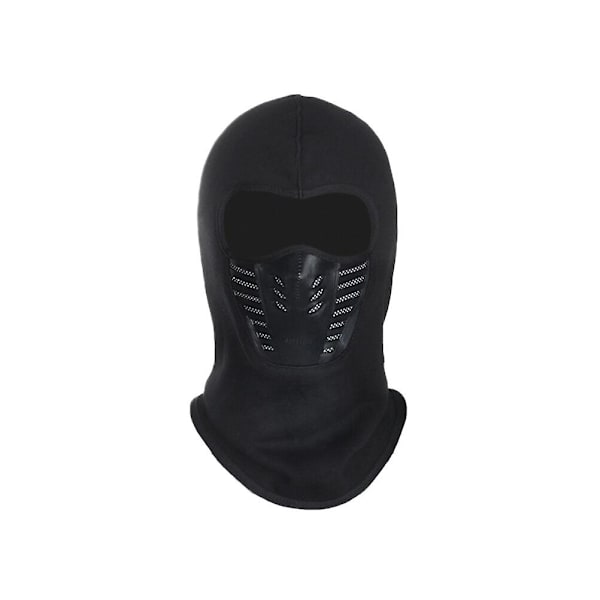 Skimask, Skidkeps, Balaclava Vindtät Skidåkning Motorcykel Cykling Snowboard Vinterutrustning Skidåkning Vintermask Svart Black
