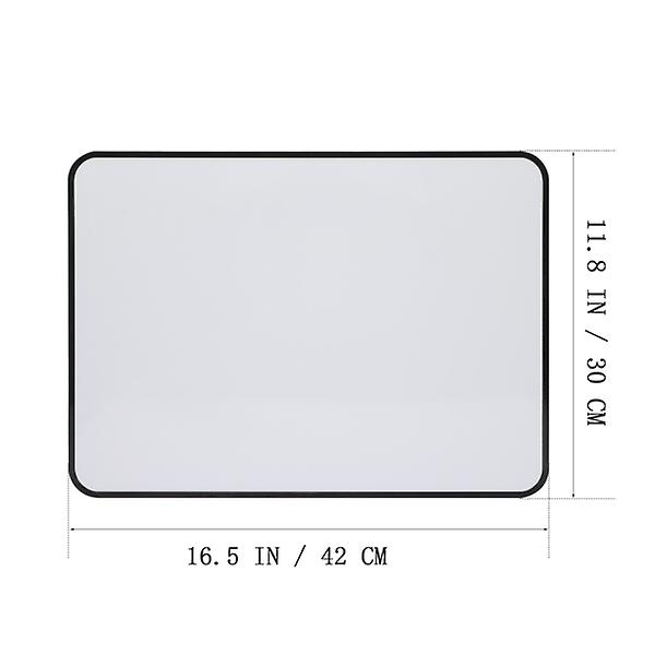 1 sæt Tørslet magnetisk whiteboard A3 magnetisk whiteboard til køleskab Assorteret farve42x30cm Assorted Color 42x30cm