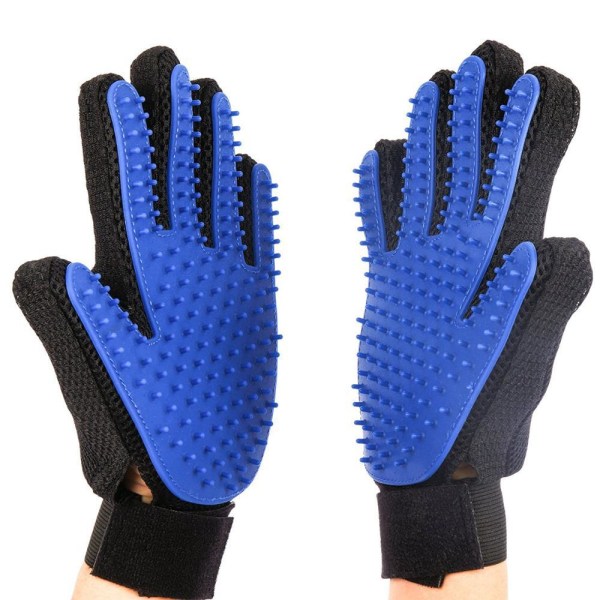 Upgrade Pet Grooming Gloves Cat Brushes Gloves for Gentle Shedding - Efficient Pets Hair Remover Mittens - Dog Washing Gloves for Long and Short Hai