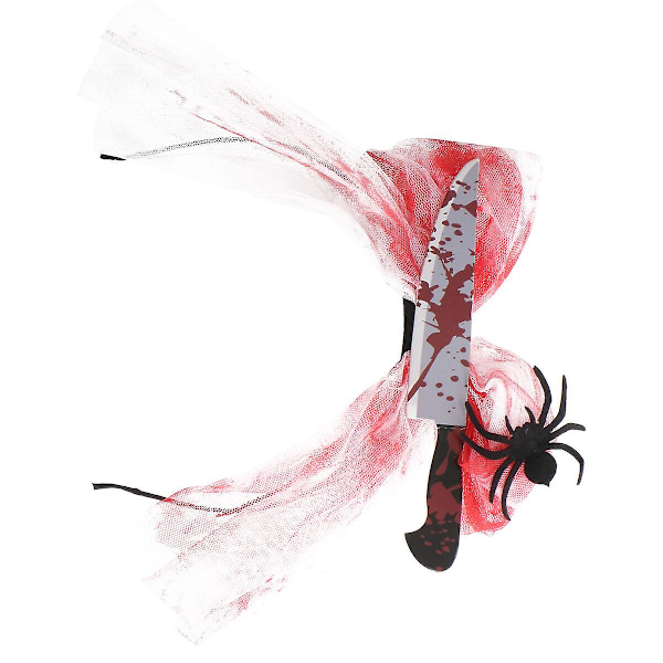 1 kpl Halloween-hiusnauha, kepposia ja pelottava asuste, juhlatarvikkeet 30x13cm 30x13cm