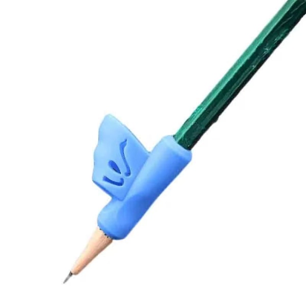 Kädensijan kynäkorjaus lasten kynäpidike kynä kirjoitusapukahva asennon korjaustyökalut silikonityyny (12 kpl)