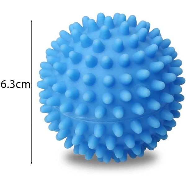 Set med 4 torkbollar, tvättboll påskyndar torkning Återanvändbar torktumlare Torkboll för tvättmaskin