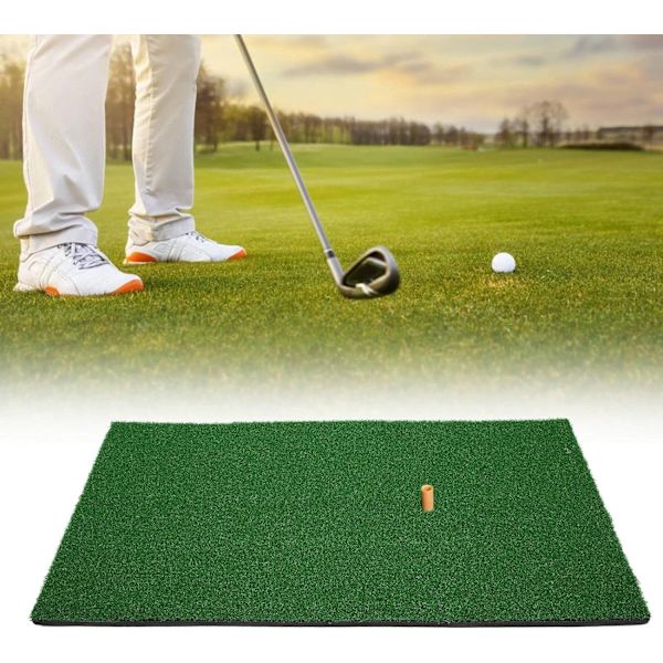 Golfmatta Nylon Gräs Golfträning Slagmatta Utrustning för Balkong Kontor Trädgård, för Golfälskare